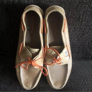 Sperry Top-Siders Men’s Deck Shoes Leather 16 New